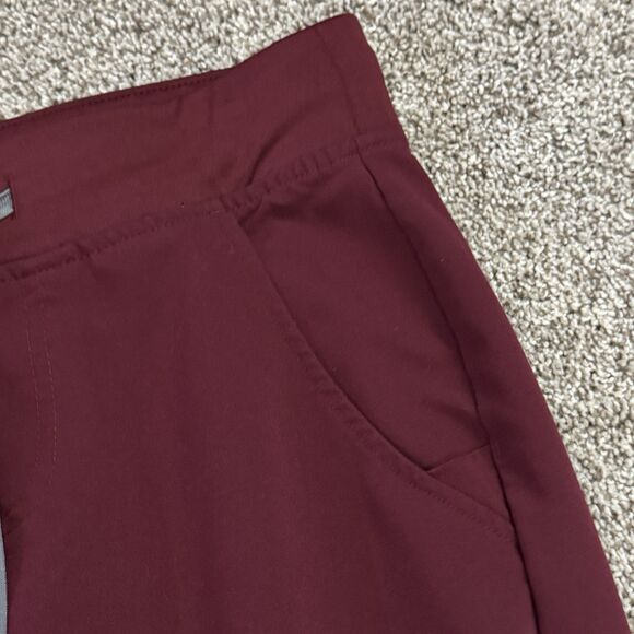 FIGS Zamora 2.0 Jogger Scrub Pants Burgundy W18SW2005 PO 1699 Size XS - Picture 4 of 12